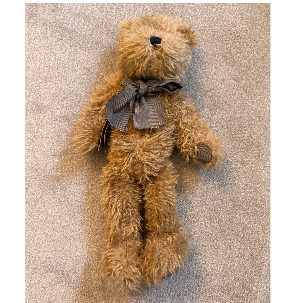 Boyds Bears Smith Witter II Plush Teddy Bear Plaid Bow 5110 J.B. Bean Brown